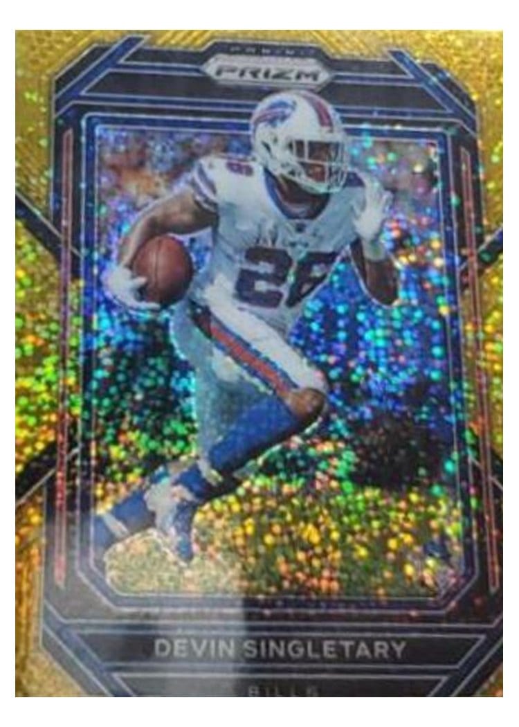 2022 Panini Prizm Base Set Devin Singletary #30 card