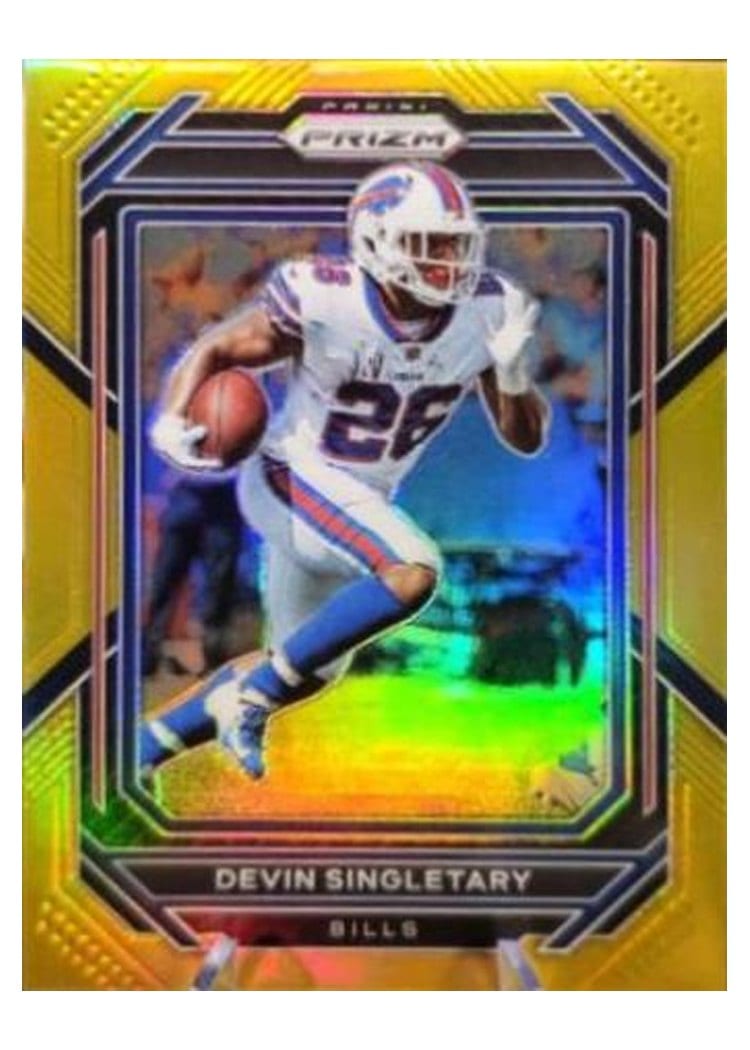 2022 Panini Prizm Base Set Devin Singletary #30 card