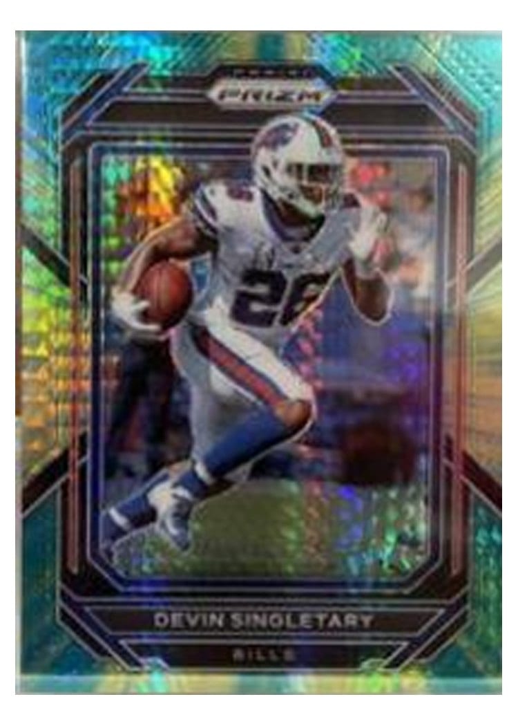 2022 Panini Prizm Base Set Devin Singletary #30 card