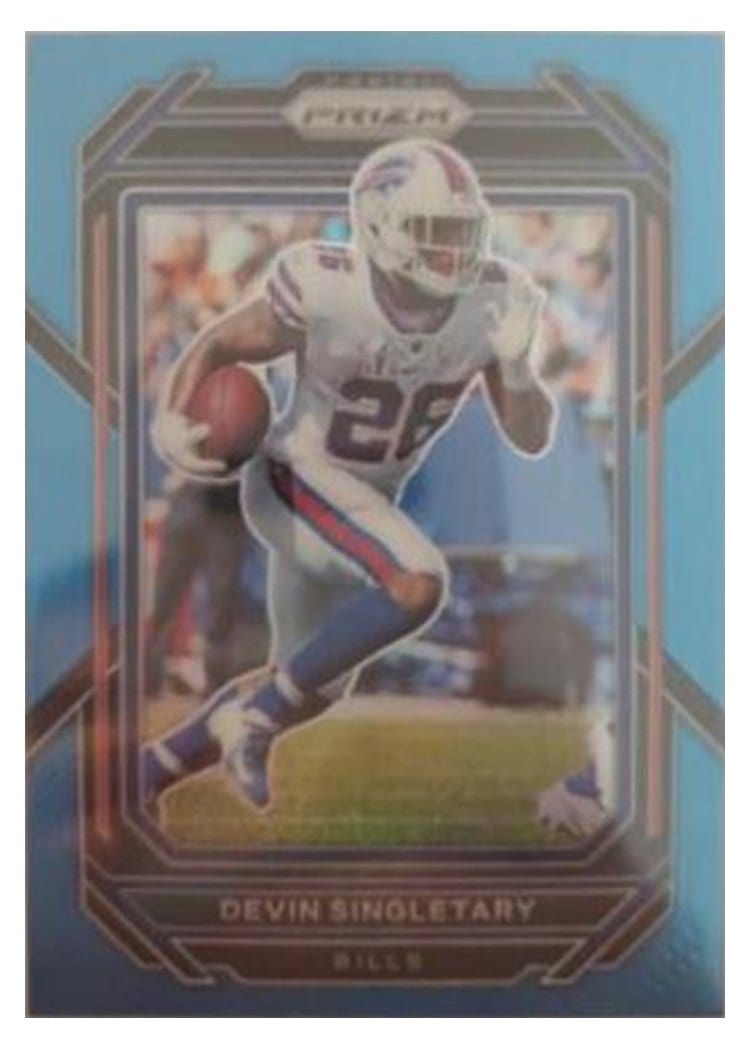 2022 Panini Prizm Base Set Devin Singletary #30 card