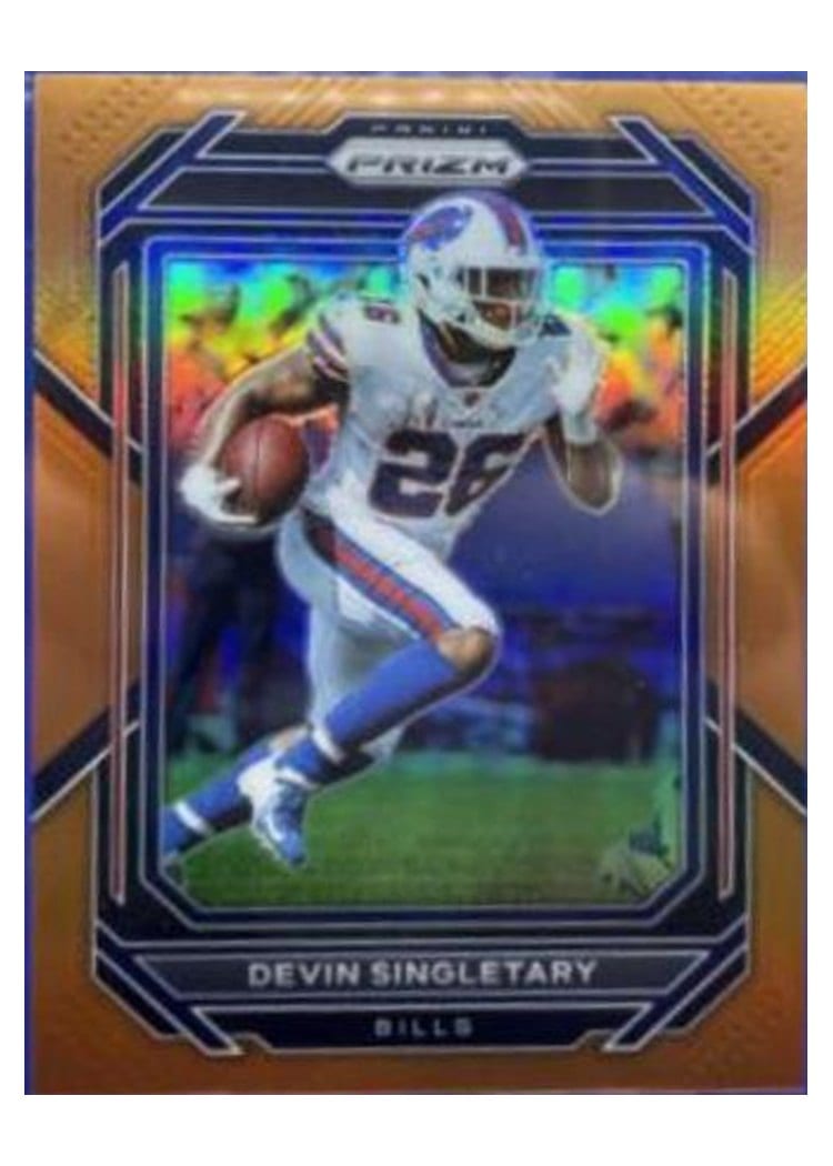 2022 Panini Prizm Base Set Devin Singletary #30 card