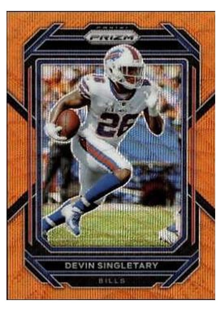 2022 Panini Prizm Base Set Devin Singletary #30 card