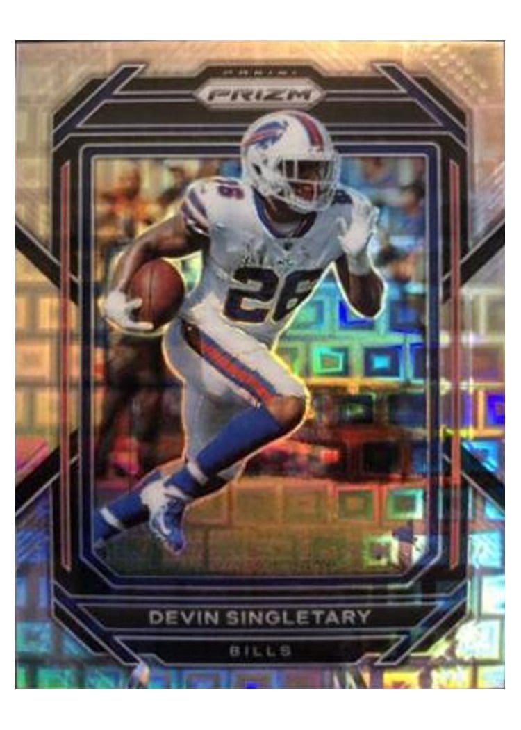 2022 Panini Prizm Base Set Devin Singletary #30 card