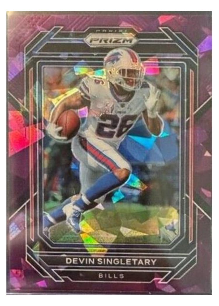 2022 Panini Prizm Base Set Devin Singletary #30 card
