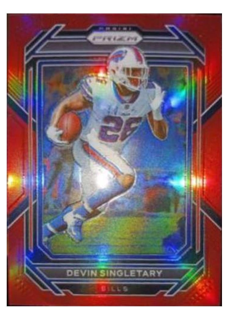 2022 Panini Prizm Base Set Devin Singletary #30 card