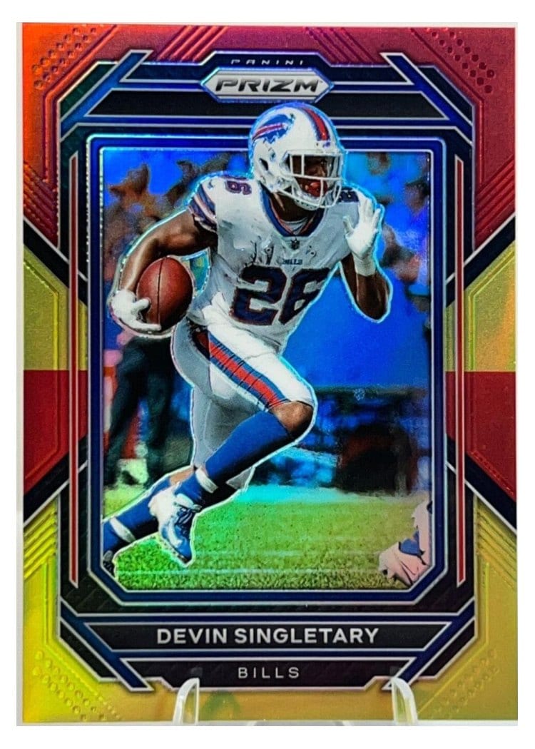 2022 Panini Prizm Base Set Devin Singletary #30 card