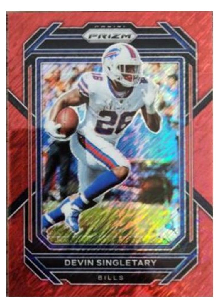 2022 Panini Prizm Base Set Devin Singletary #30 card