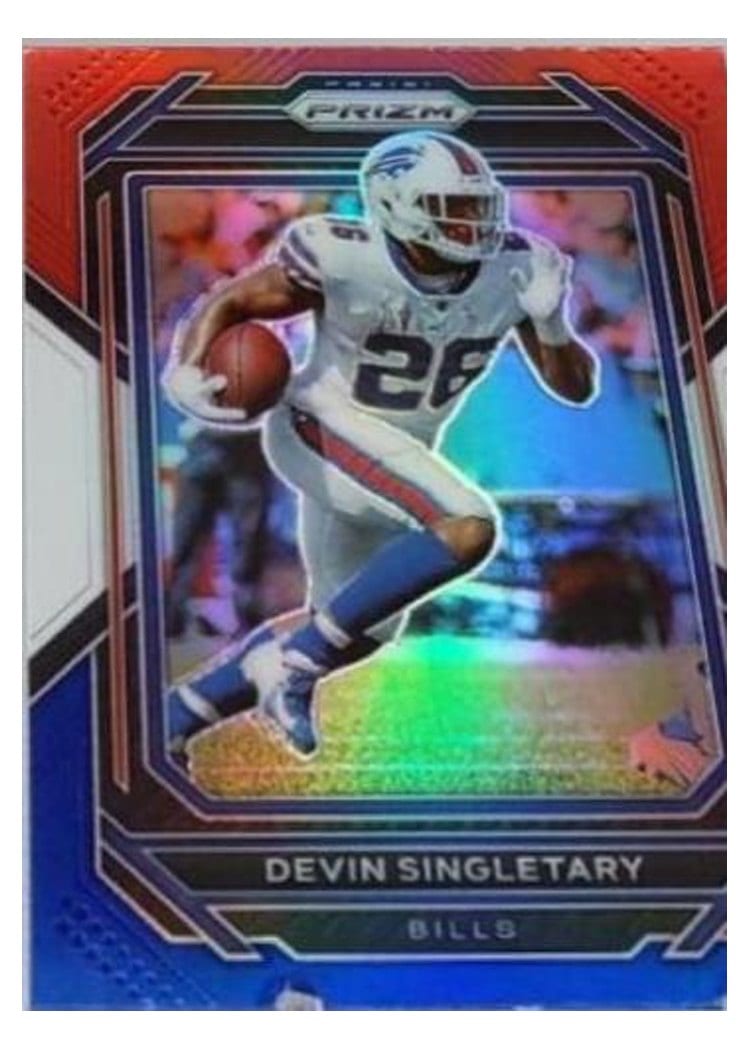 2022 Panini Prizm Base Set Devin Singletary #30 card