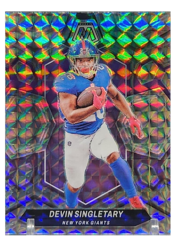 2024 Panini Mosaic Base Set Devin Singletary #163 card