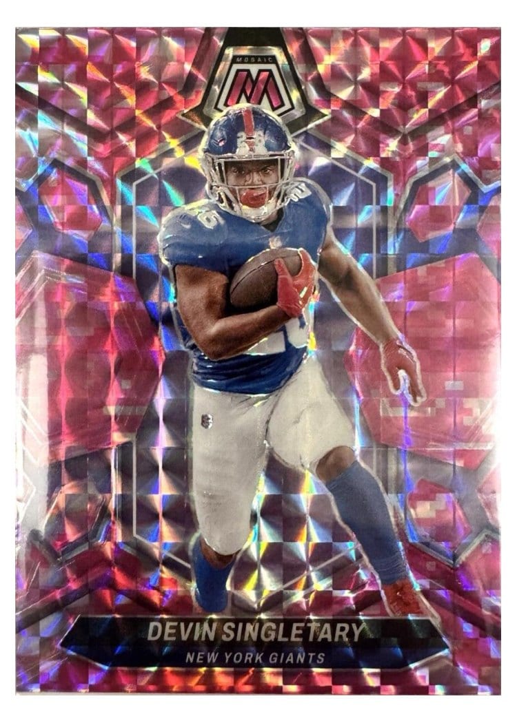 2024 Panini Mosaic Base Set Devin Singletary #163 card