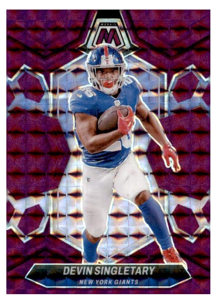 2024 Panini Mosaic Base Set Devin Singletary #163 card