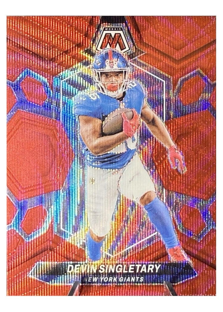 2024 Panini Mosaic Base Set Devin Singletary #163 card
