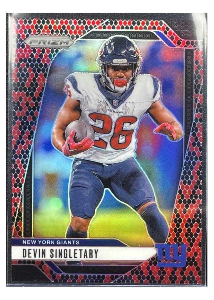 2024 Panini Prizm Base Set Devin Singletary #213 card