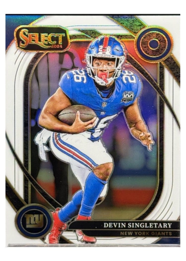 2024 Panini Select Base Set Devin Singletary White Prizm #250 card