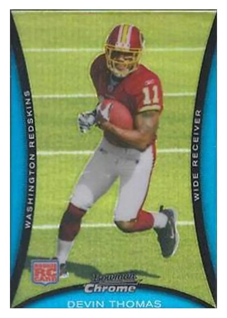 2008 Bowman Chrome Devin Thomas #BC88 card