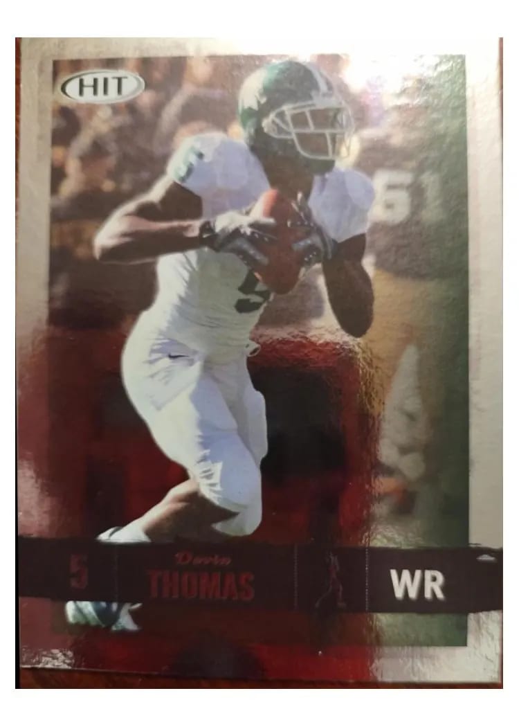 2008 Sage HIT Devin Thomas Silver #68 card