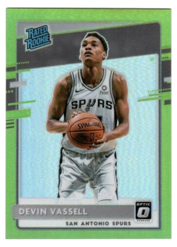 2020-21 Donruss Optic Base Set Devin Vassell #161 card