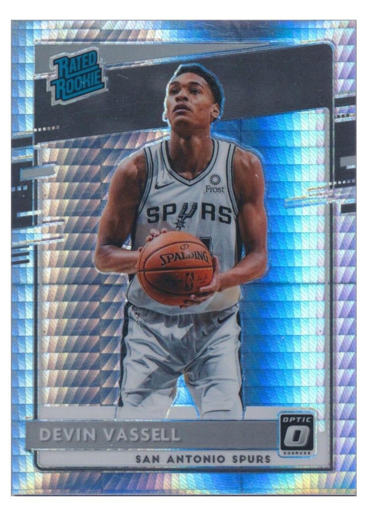 2020-21 Donruss Optic Base Set Devin Vassell #161 card