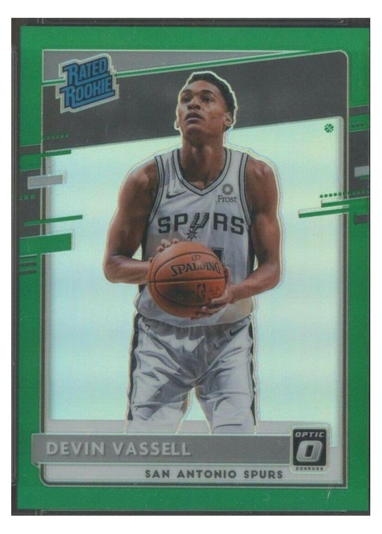 2020-21 Donruss Optic Base Set Devin Vassell #161 card