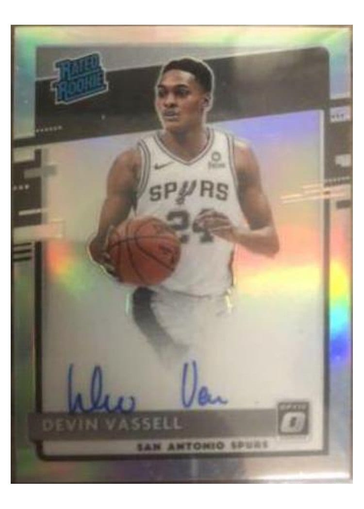 2020-21 Donruss Optic Base Set Devin Vassell #161 card