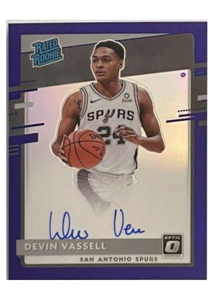 2020-21 Donruss Optic Base Set Devin Vassell #161 card