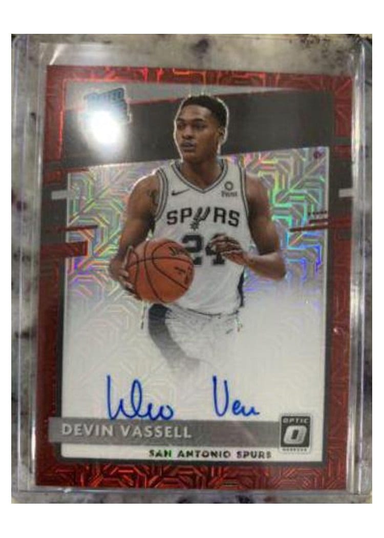 2020-21 Donruss Optic Base Set Devin Vassell #161 card