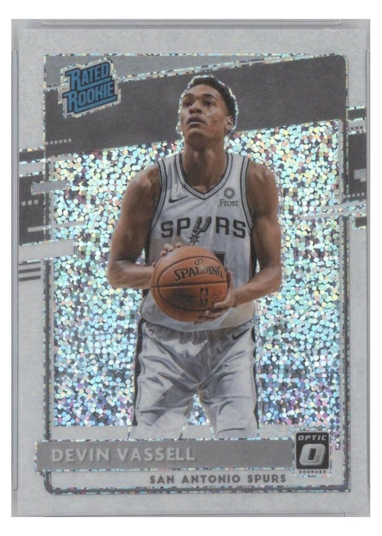 2020-21 Donruss Optic Base Set Devin Vassell #161 card