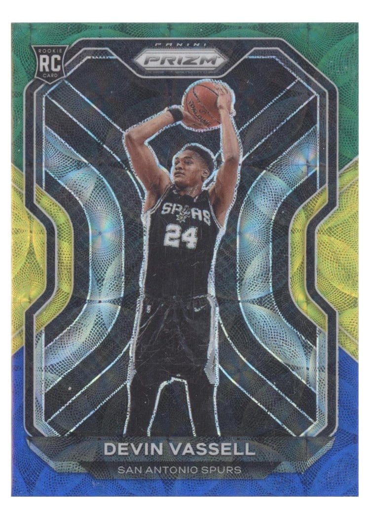 2020-21 Panini Prizm Base Set Devin Vassell #252 card