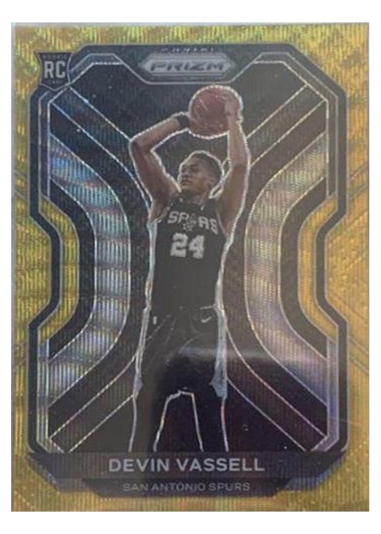 2020-21 Panini Prizm Base Set Devin Vassell #252 card