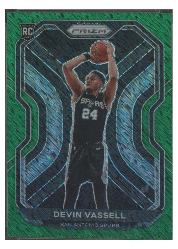 2020-21 Panini Prizm Base Set Devin Vassell #252 card