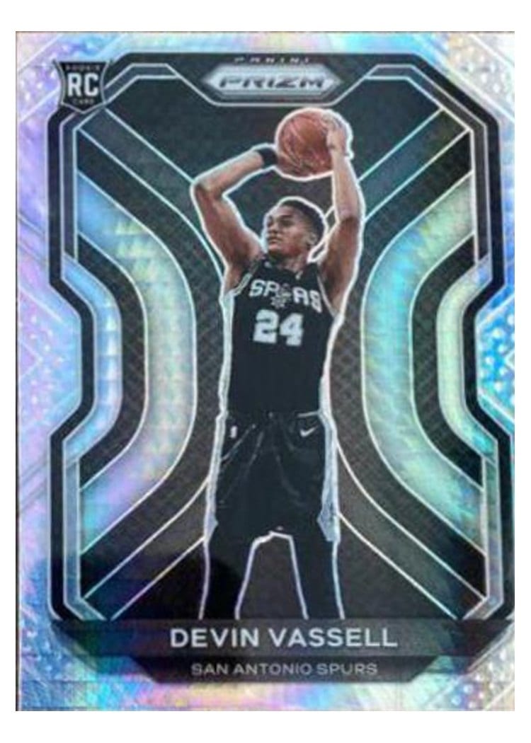 2020-21 Panini Prizm Base Set Devin Vassell #252 card