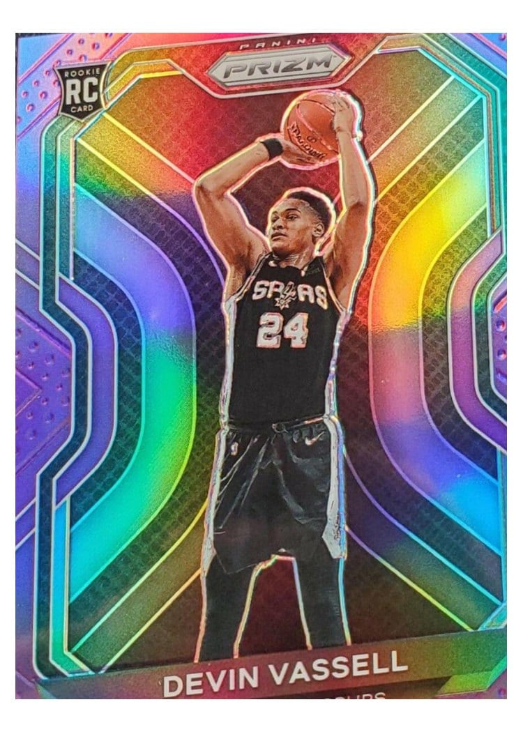 2020-21 Panini Prizm Base Set Devin Vassell #252 card
