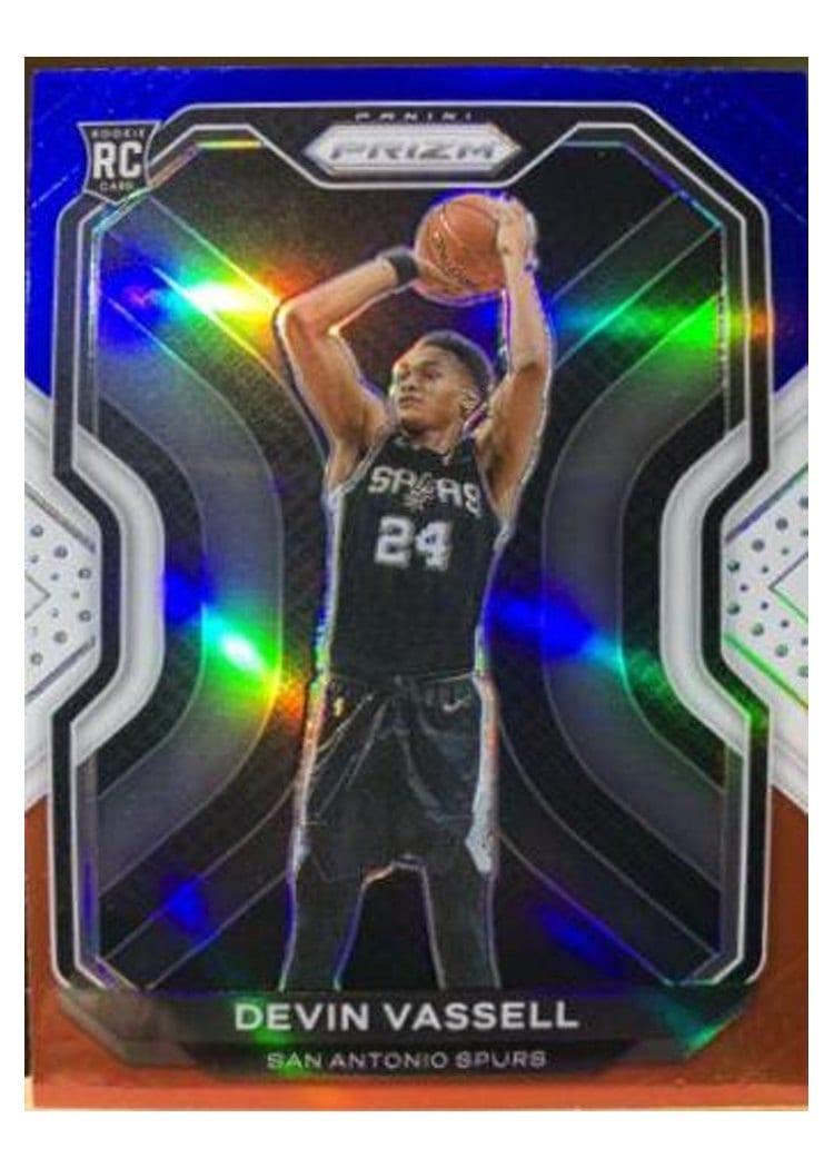 2020-21 Panini Prizm Base Set Devin Vassell #252 card