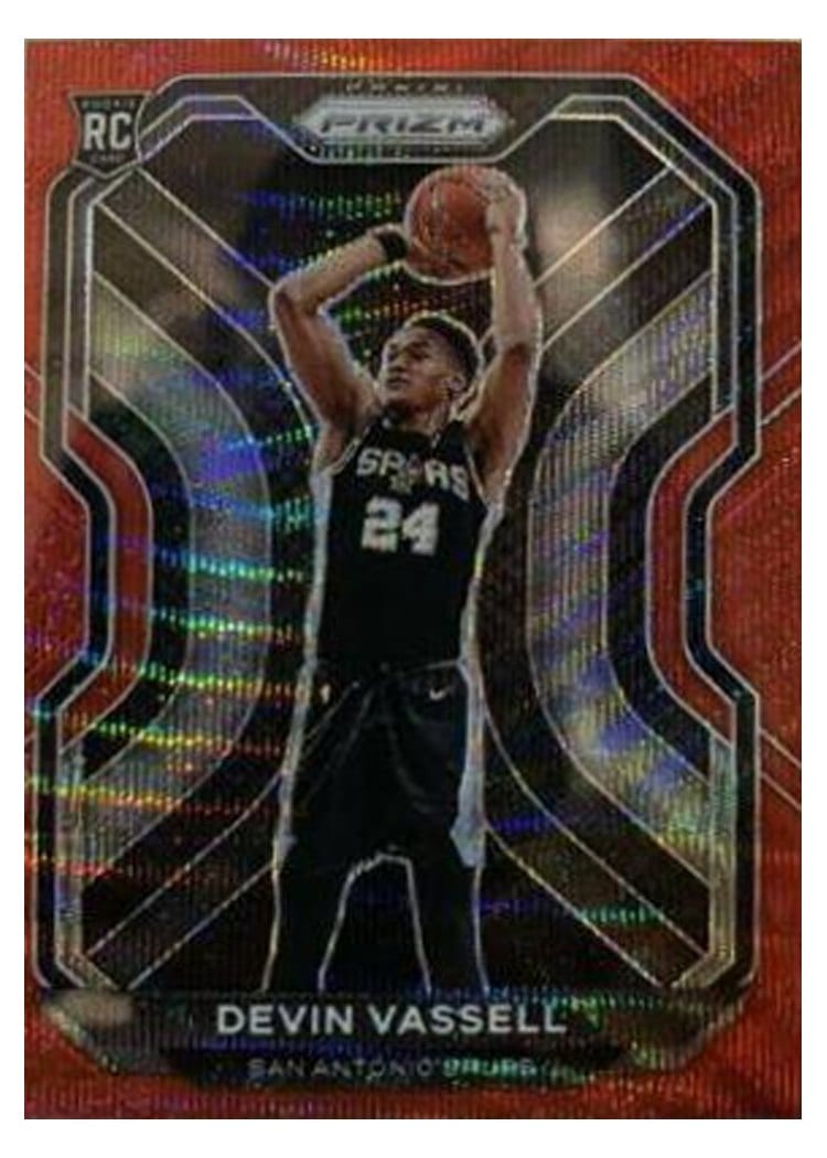 2020-21 Panini Prizm Base Set Devin Vassell #252 card