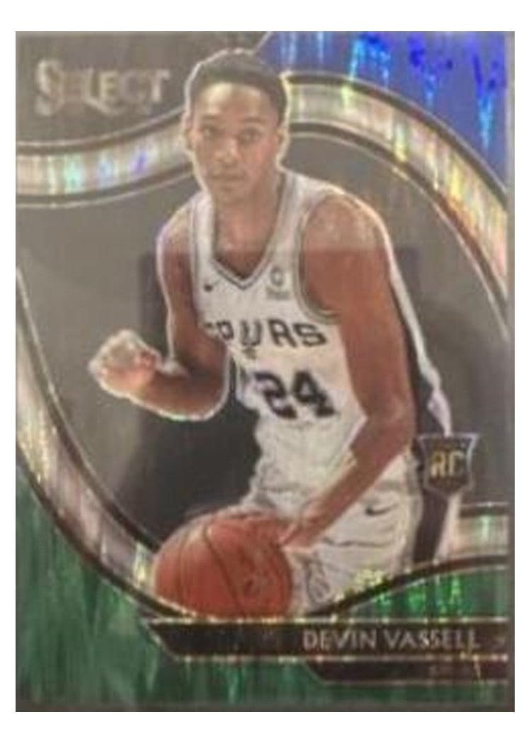 2020-21 Panini Select Base Set Devin Vassell #290 card