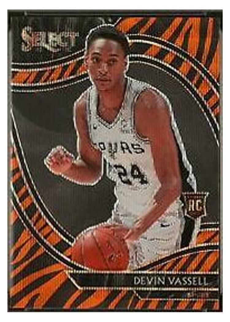 2020-21 Panini Select Base Set Devin Vassell #290 card