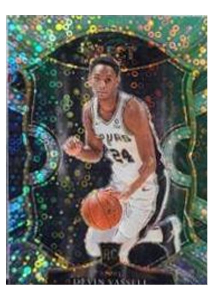2021-22 Panini Select Base Set Devin Vassell Disco Prizm #222 card