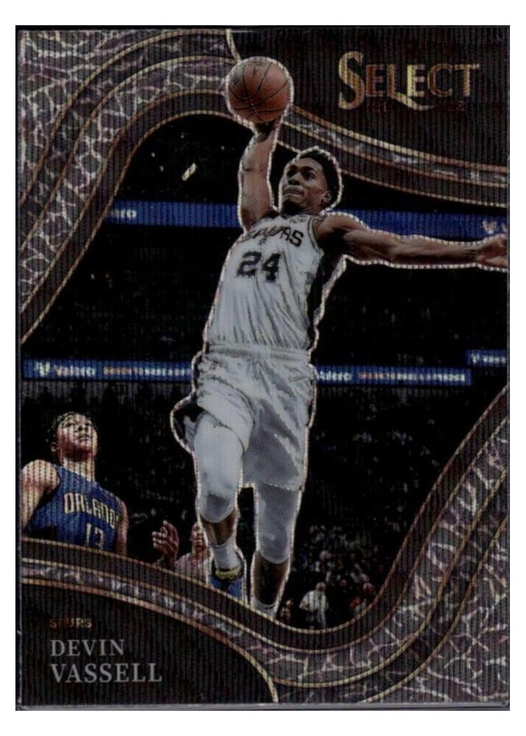 2021-22 Panini Select Base Set Devin Vassell #222 card