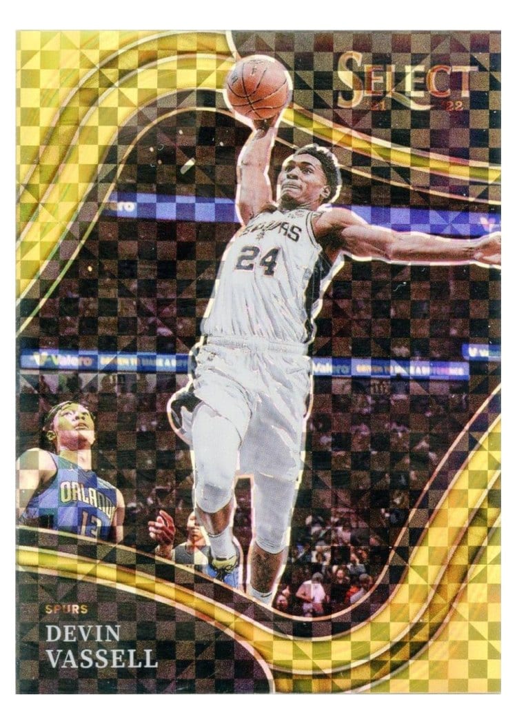 2021-22 Panini Select Base Set Devin Vassell #222 card