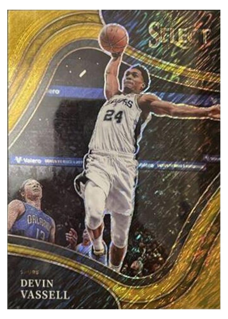 2021-22 Panini Select Base Set Devin Vassell #222 card