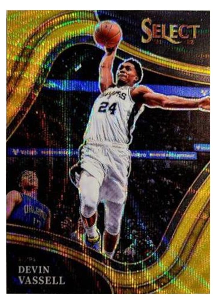 2021-22 Panini Select Base Set Devin Vassell #222 card