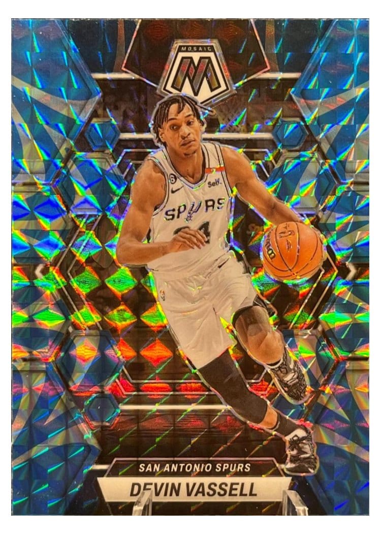 2022-23 Panini Mosaic Base Set Devin Vassell #70 card