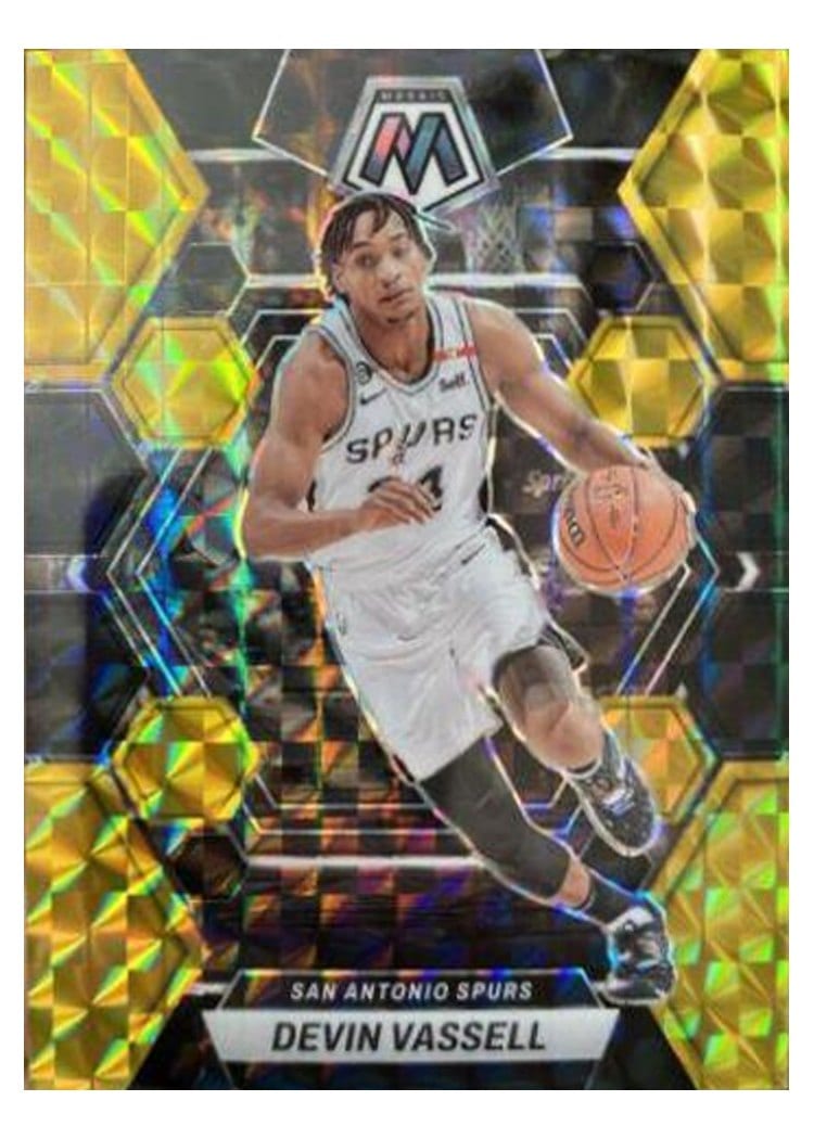 2022-23 Panini Mosaic Base Set Devin Vassell #70 card