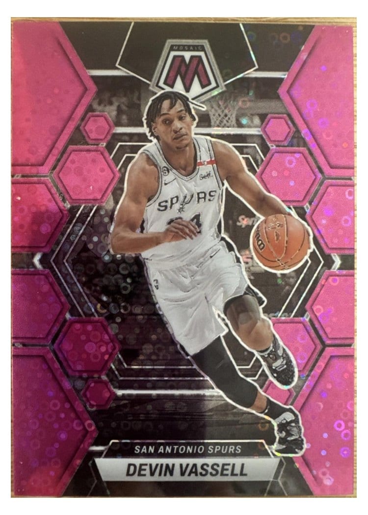 2022-23 Panini Mosaic Base Set Devin Vassell #70 card