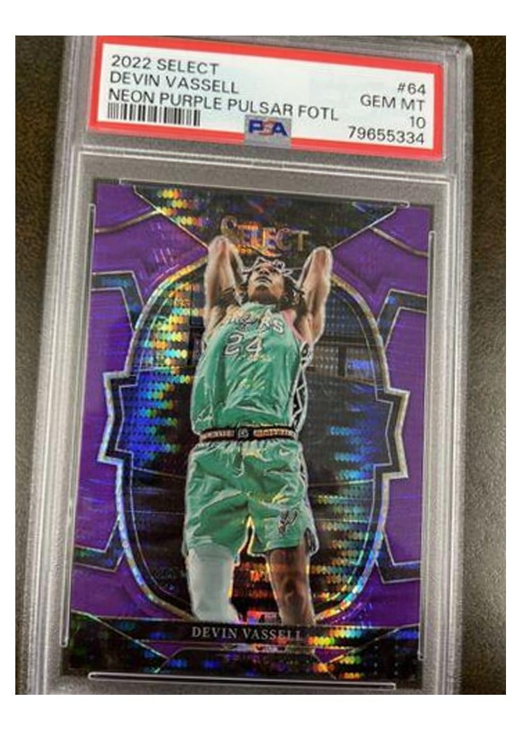 2022-23 Panini Select Base Set Devin Vassell #64 card