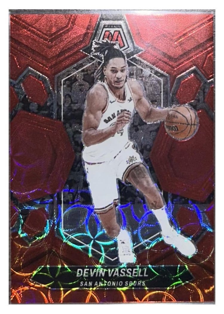 2023-24 Panini Mosaic Base Set Devin Vassell #154 card