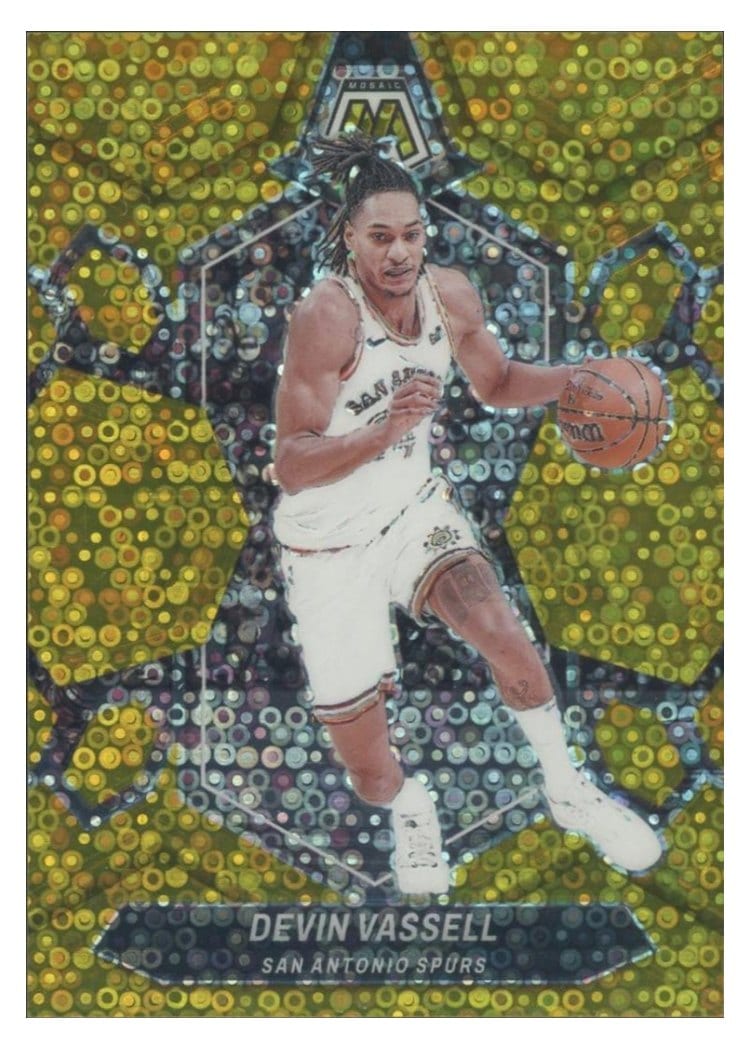 2023-24 Panini Mosaic Base Set Devin Vassell #154 card