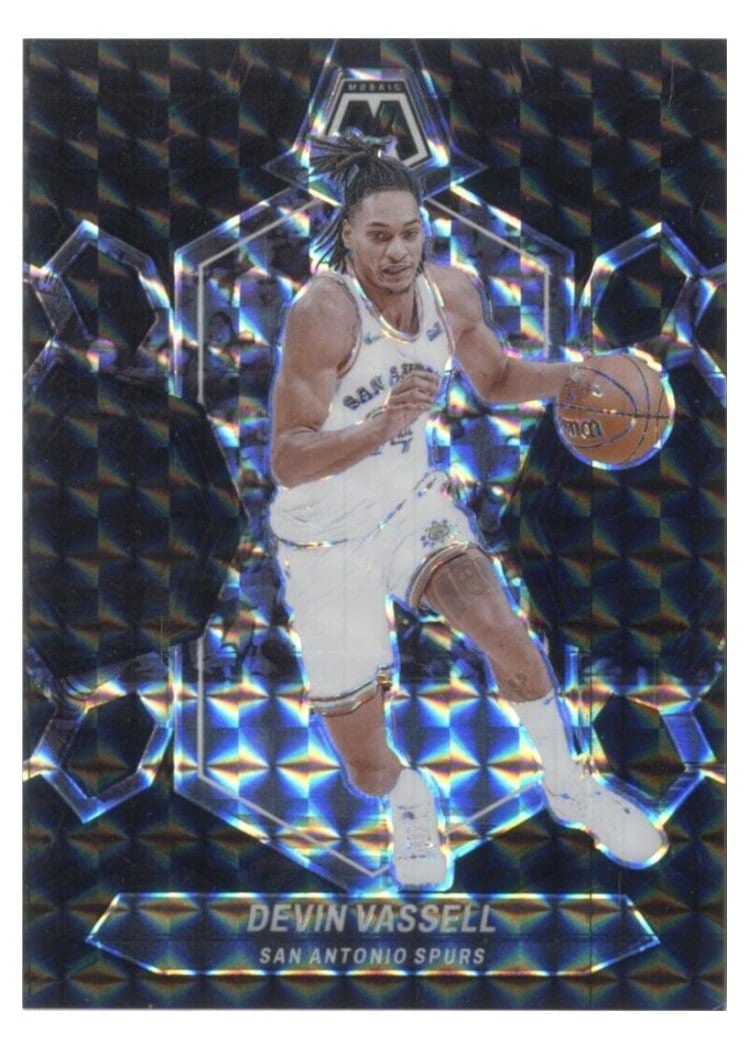 2023-24 Panini Mosaic Base Set Devin Vassell #154 card