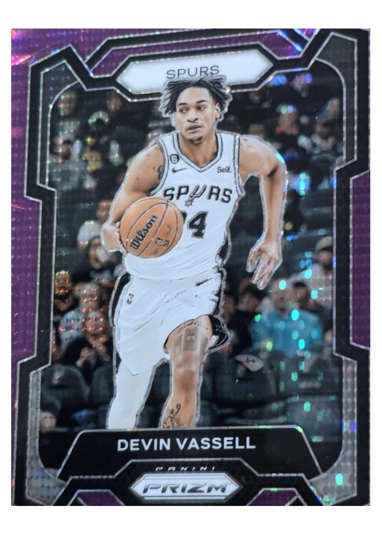 2023-24 Panini Prizm Base Set Devin Vassell #95 card