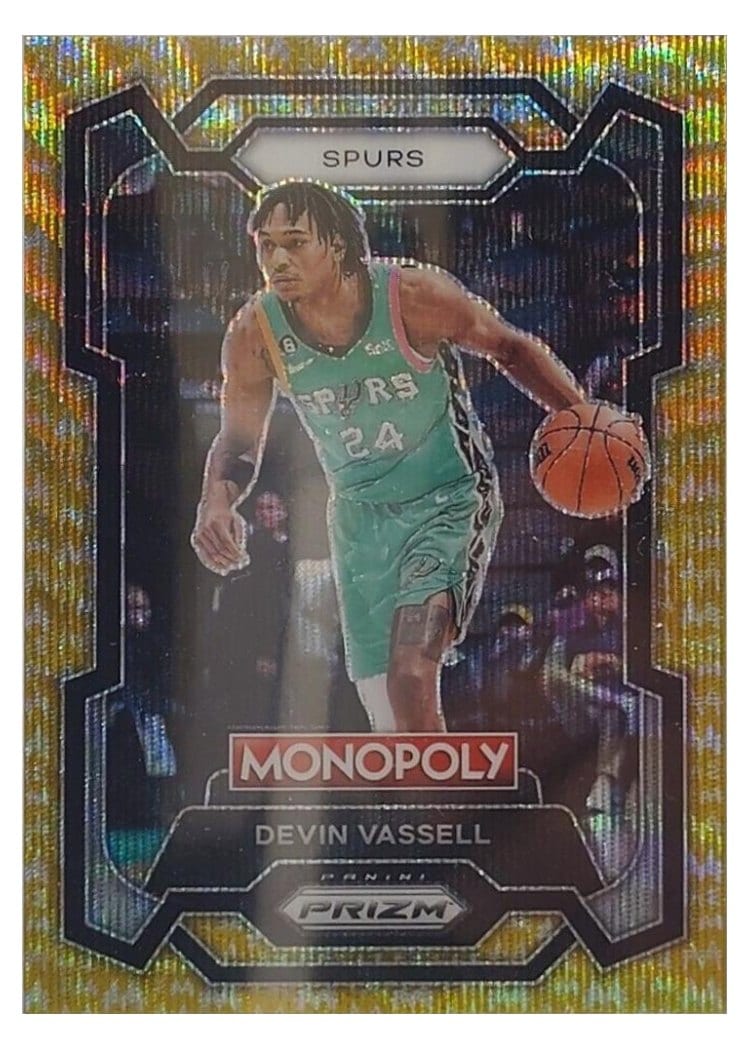 2023-24 Panini Prizm Monopoly Base Set Devin Vassell #80 card